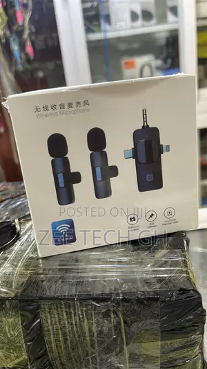 3-in-1 Dual Lavalier Wireless Microphone
