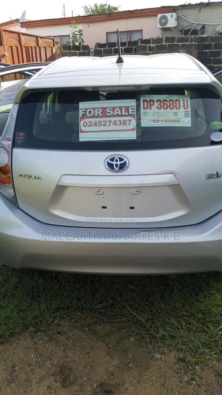 Toyota Aqua 2014 Silver