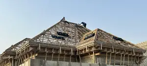Carpentry Works and Black Shingles