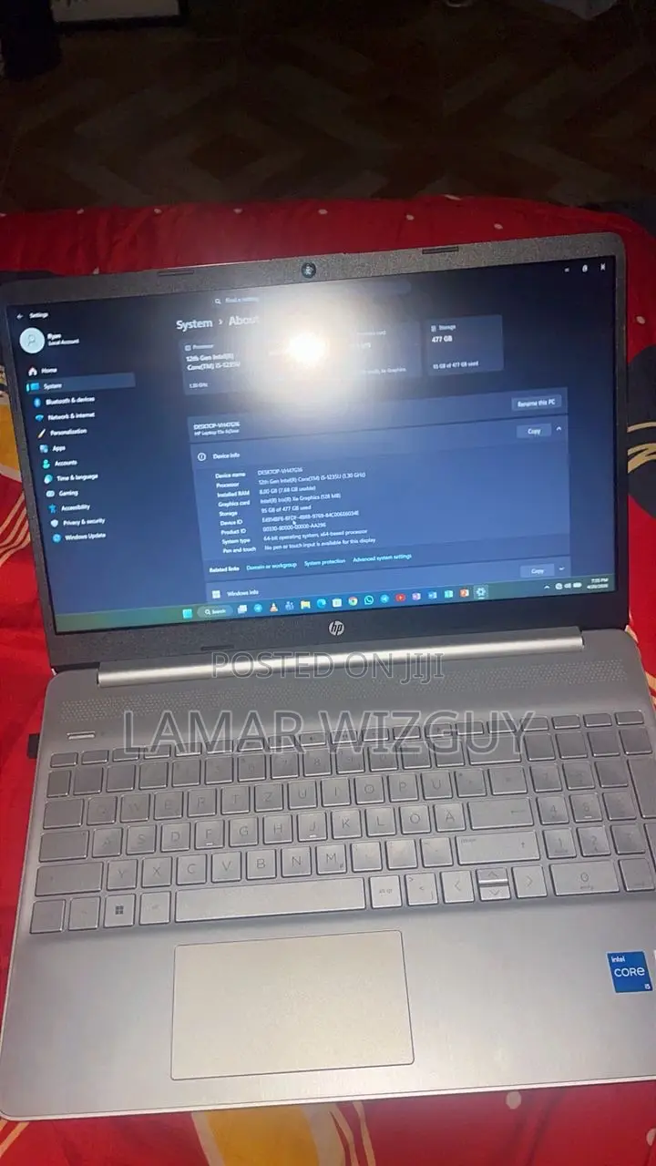 Laptop HP 15s 8GB Intel Core i5 SSD 512GB