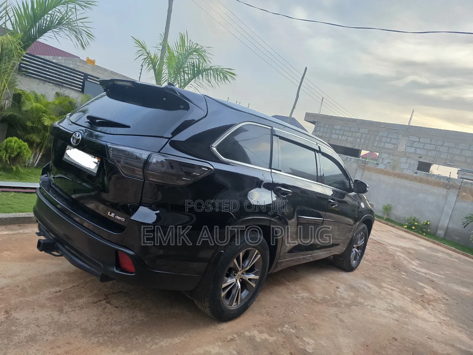 Toyota Highlander LE 4dr SUV AWD (3.5L 6cyl 6A) 2015 Black
