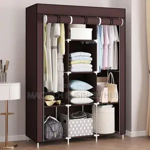 3 Tier Fabric Wardrobe