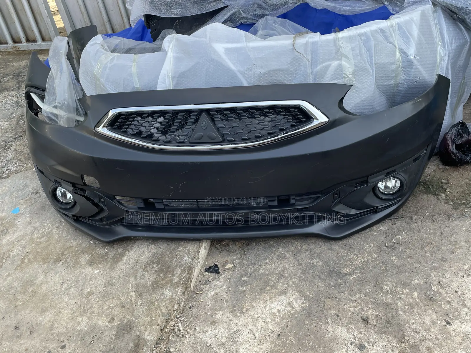 2018 Mitsubishi Mirage Complete Front Bumper Assembly – Oem Quality