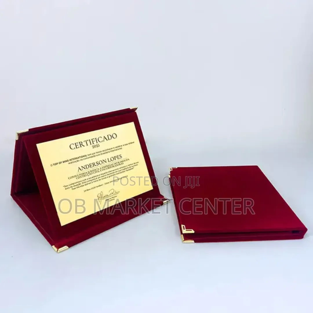 Wooden Award Plaque for Citation, Cervical and Pictures