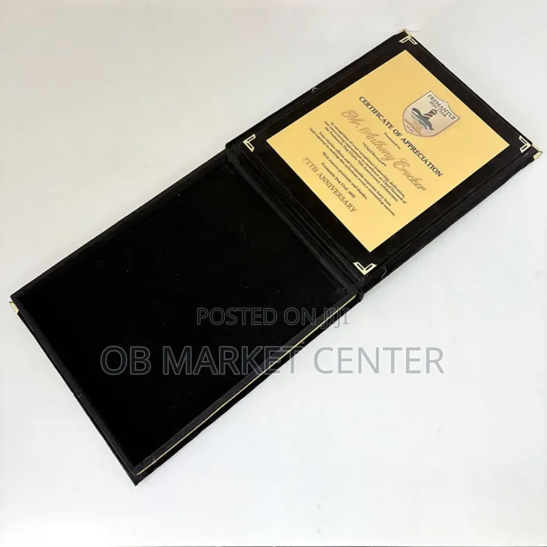 Wooden Award Plaque for Citation, Cervical and Pictures