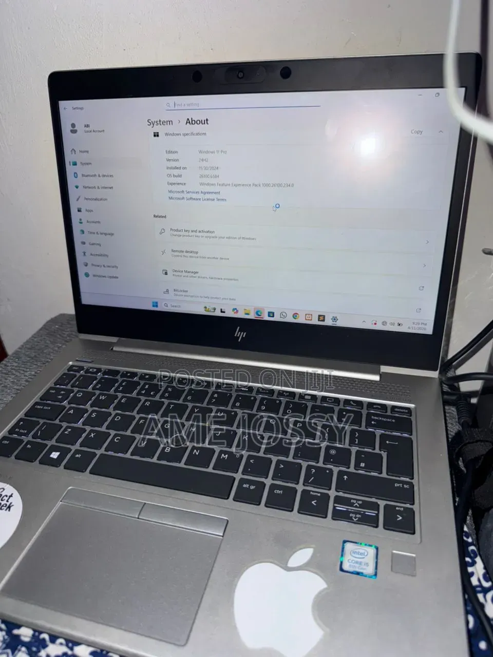 Laptop HP EliteBook 840 G5 8GB Intel Core i5 HDD+SSD 256GB