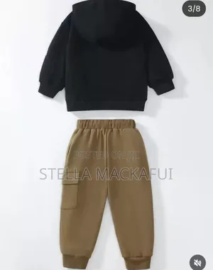 Thick Sweatshirt With Sweatpants For Children 6m-7yrs Only