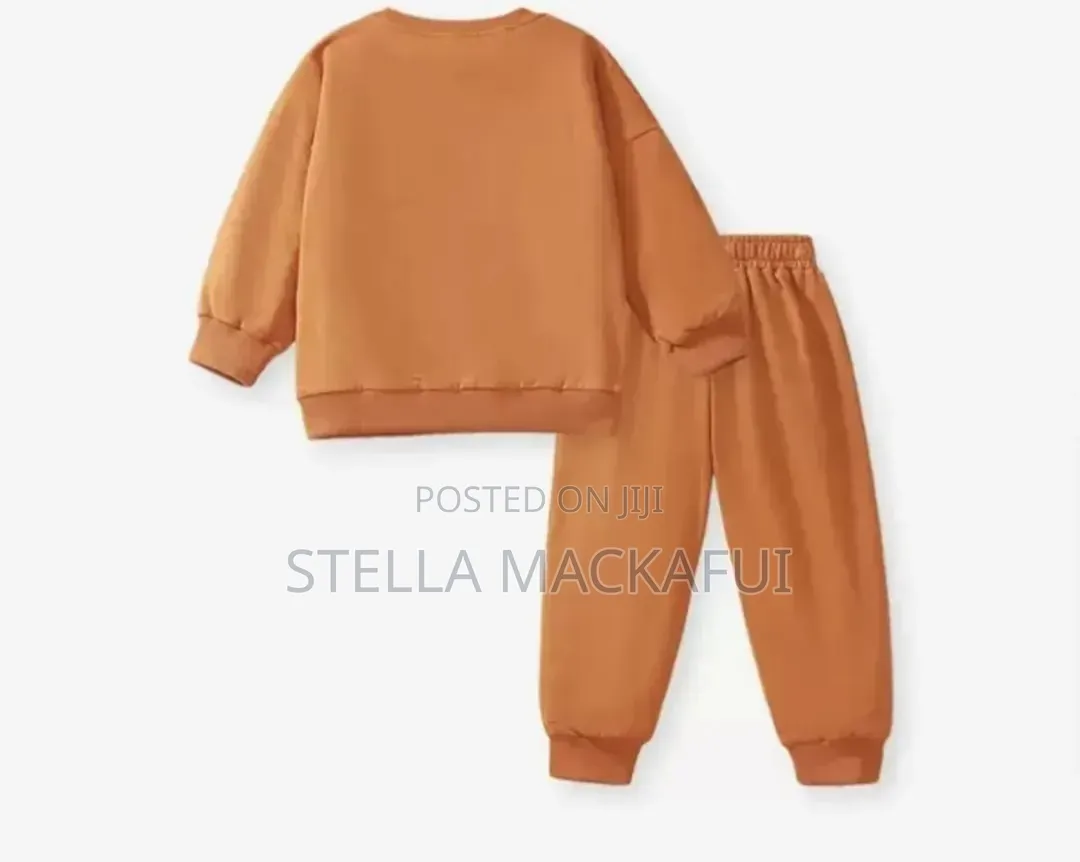 Thick Sweatshirt With Sweatpants For Children 6m-7yrs Only