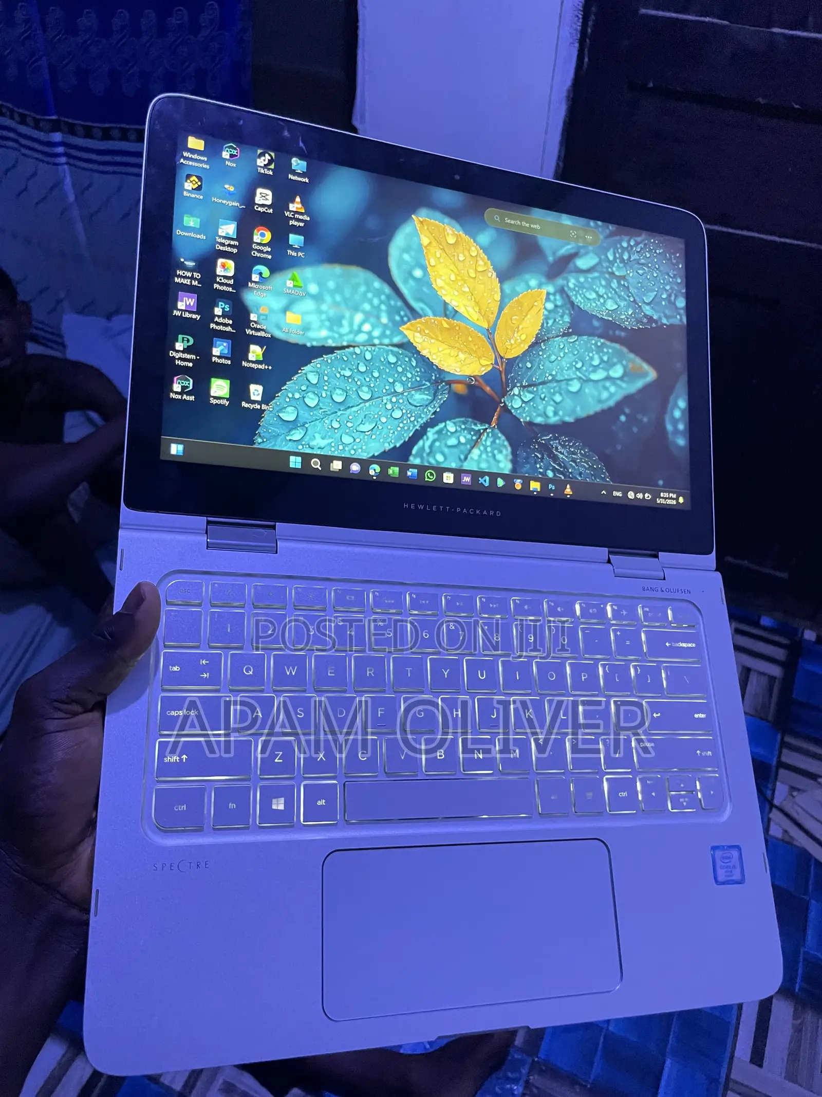 Laptop HP Spectre 8GB Intel Core i5 SSD 256GB