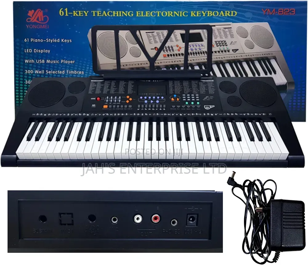 Yongmei 61 Key, Ym-823 Teaching Electronic Keyboard Piano