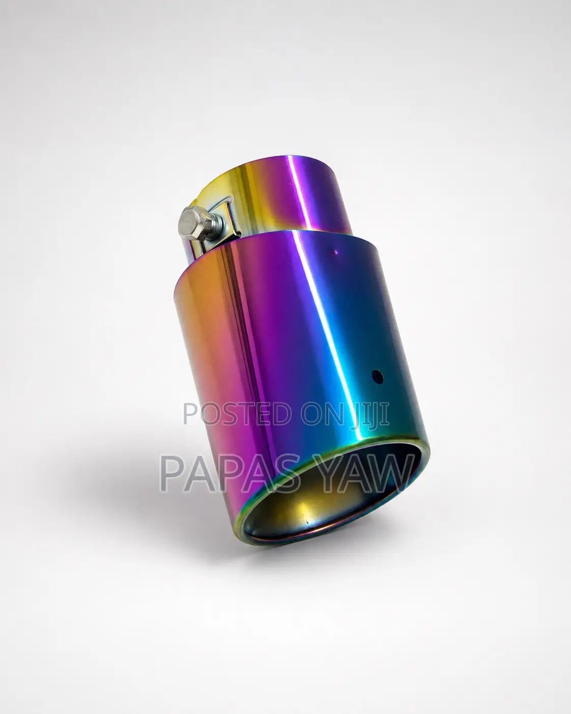 Burnt Titanium Universal Exhaust Tip Mouth Muffler Tip