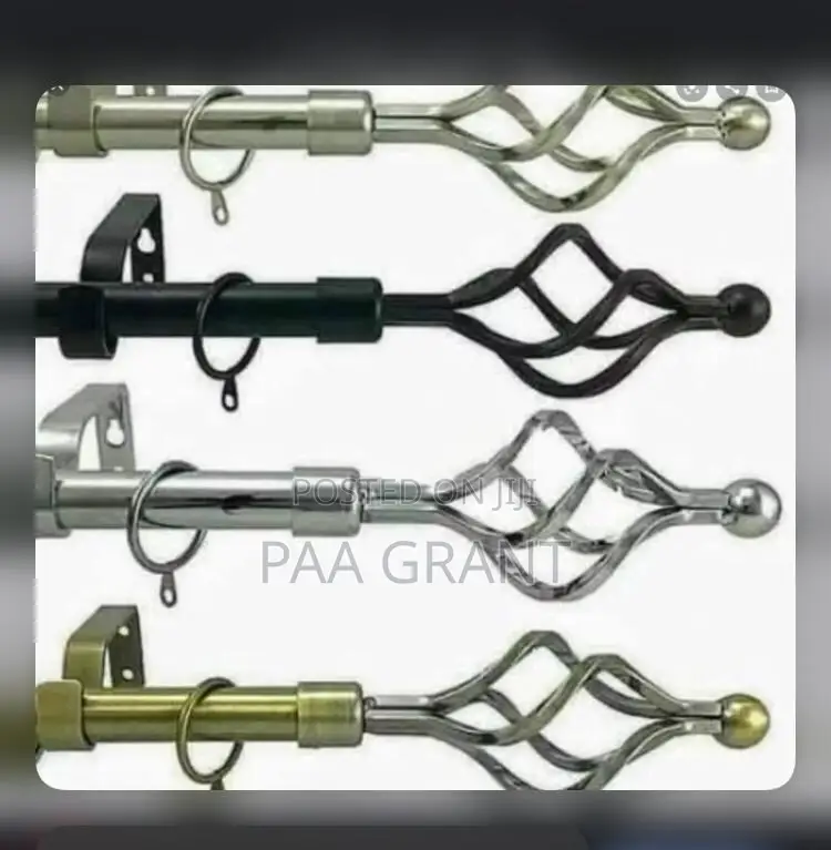 Top Notch Strong Single Rods for Both Living Bedrooms
