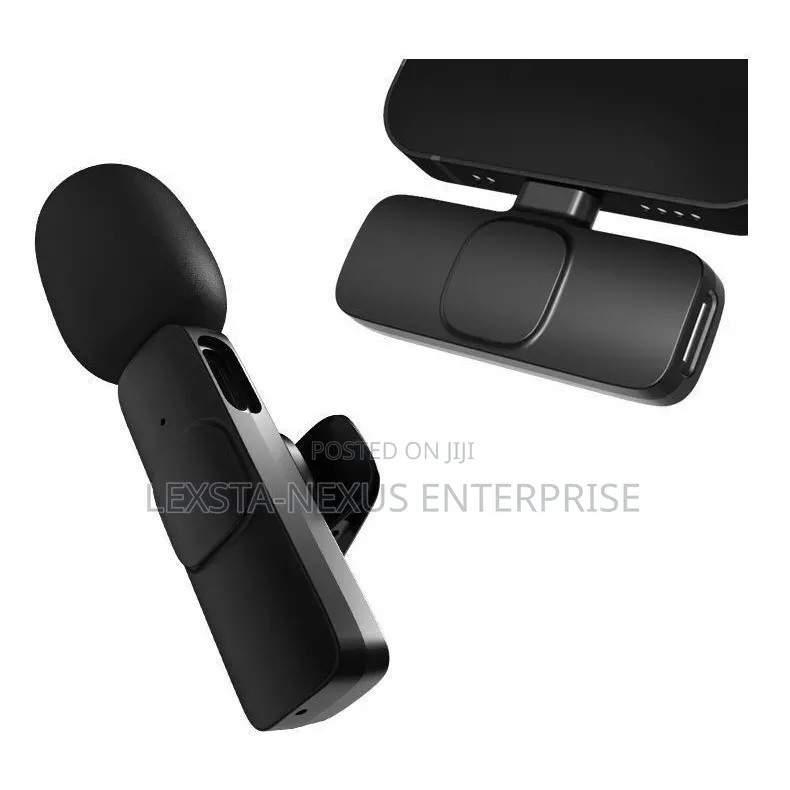 Wireless Lavalier Lapel Mini Microphone Noise Reduction Bluetooth Live