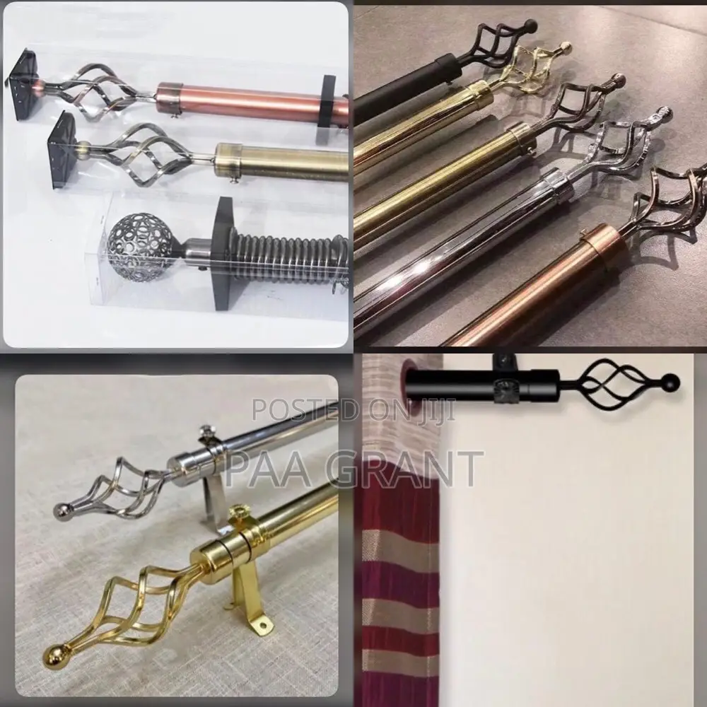 Premium Single Rods for Both Living Bedrooms