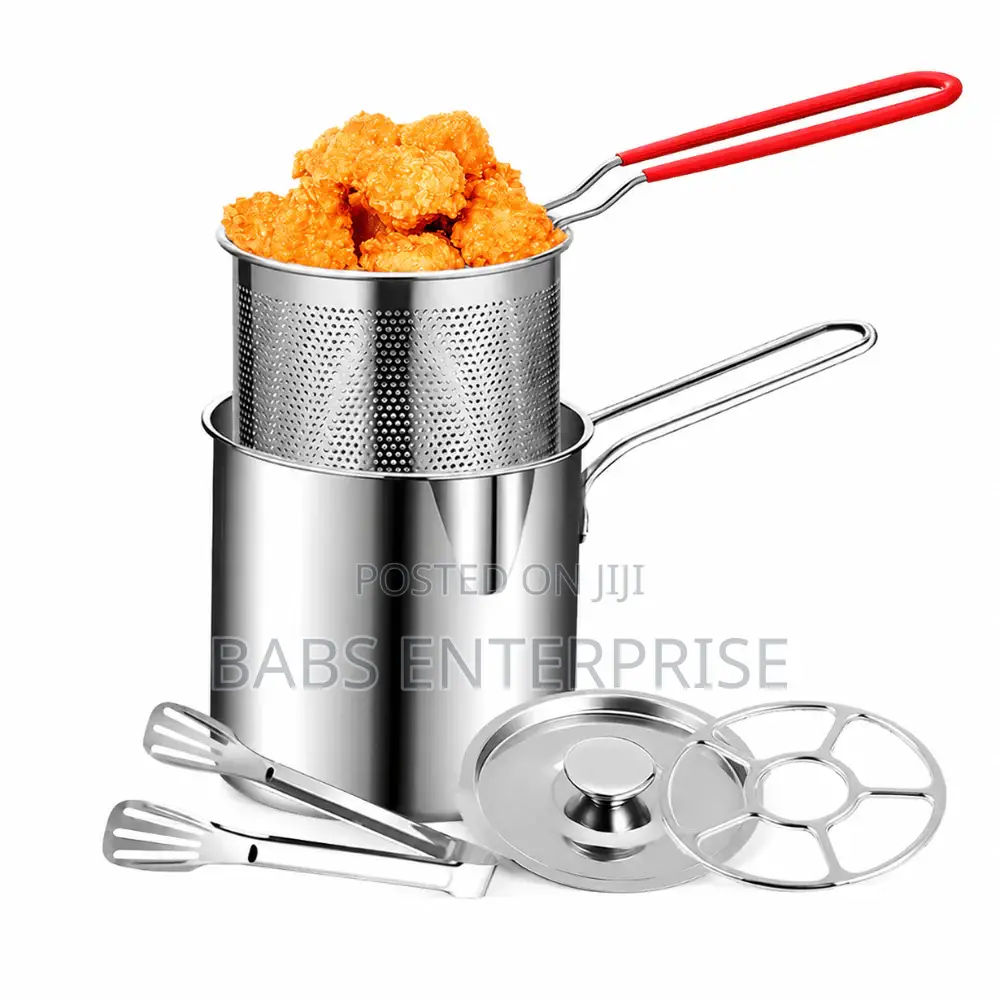 Decakila 1.5 L Stainless Steel Fryer Pot - Kmep051m