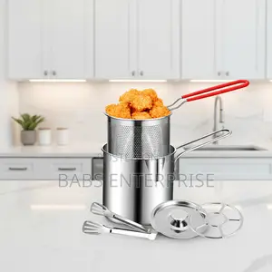 Decakila 1.5 L Stainless Steel Fryer Pot - Kmep051m