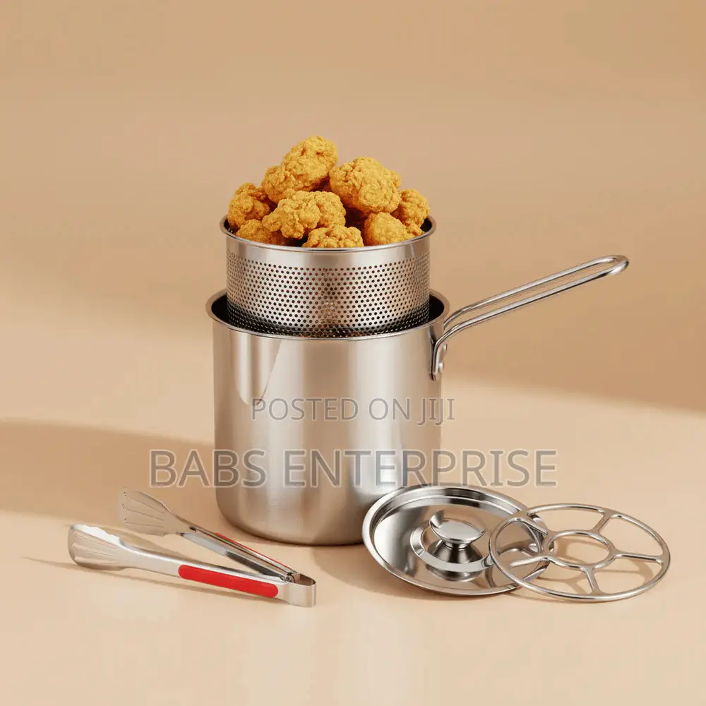 Decakila 1.5 L Stainless Steel Fryer Pot - Kmep051m