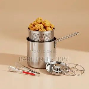 Decakila 1.5 L Stainless Steel Fryer Pot - Kmep051m