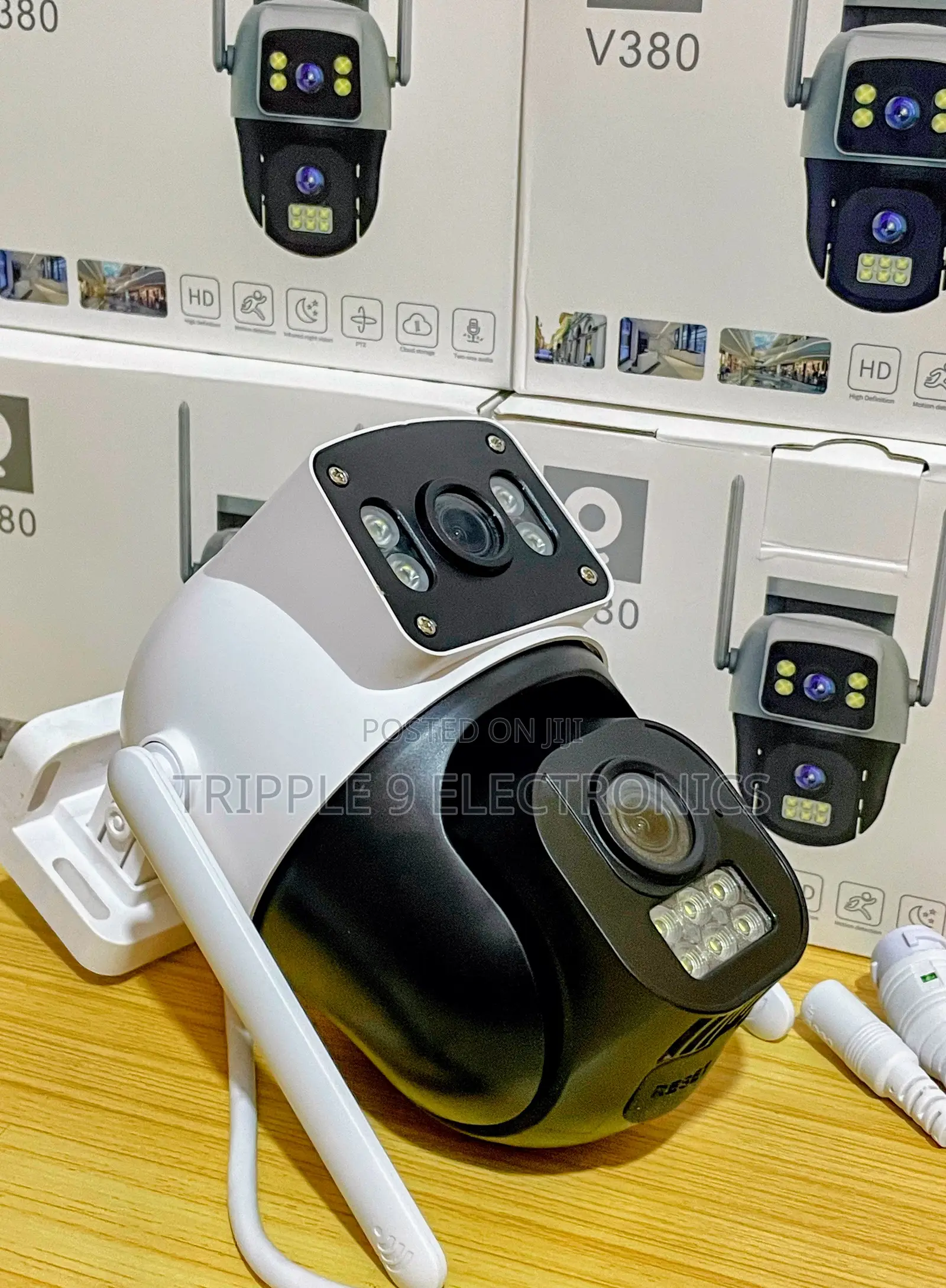4g High Resolution Dual Lens Smart V380 Pro Camera