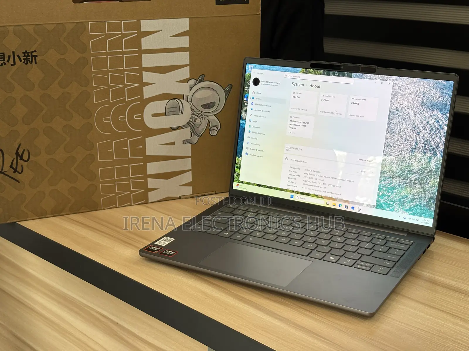 New Laptop Lenovo 24GB AMD Ryzen 7 SSD 1T