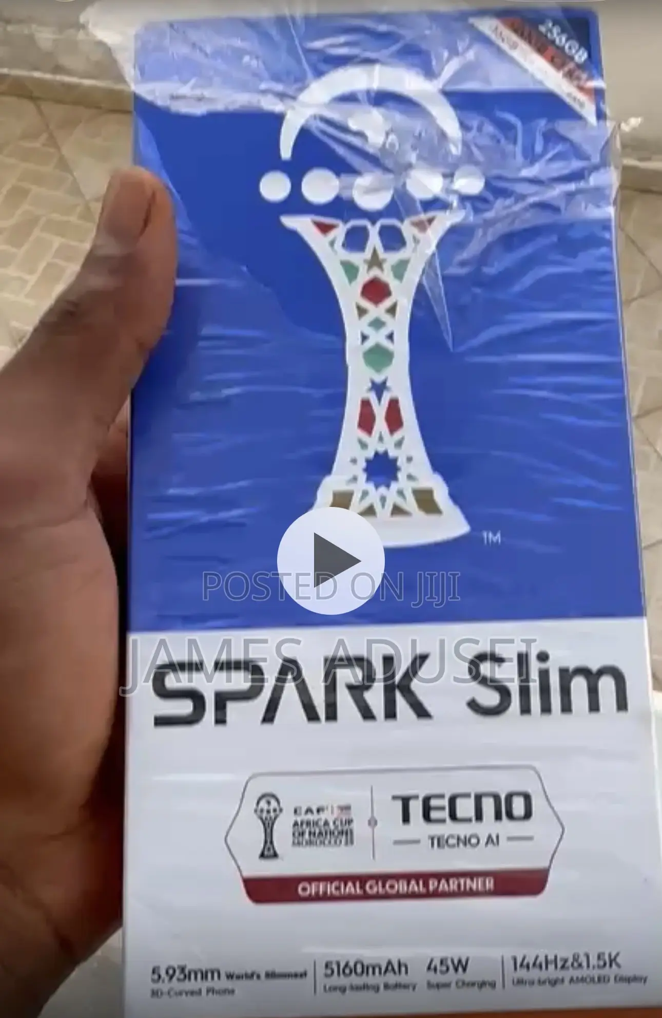New Tecno Spark Slim 256 GB White