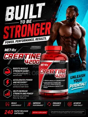 Creatine Pills (Met-rx Performance Creatine 4200)