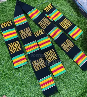 Handwoven Adinkra Branded Sashes