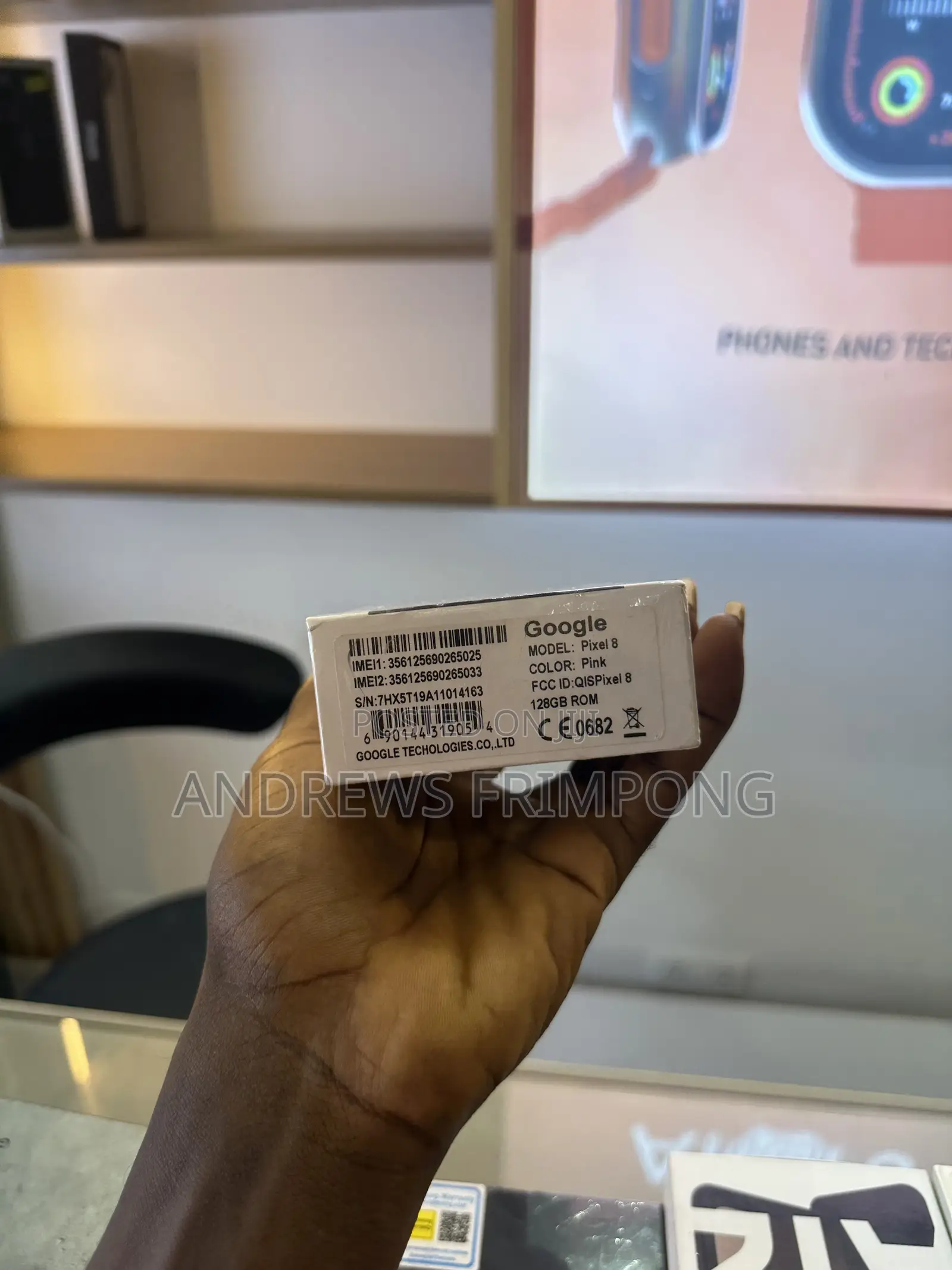 New Google Pixel 8 128 GB Black
