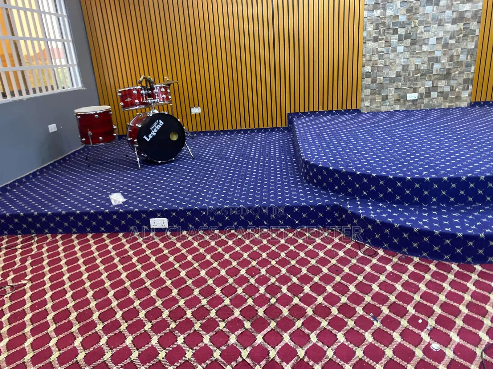 Industrial Carpet for Church Auditorium