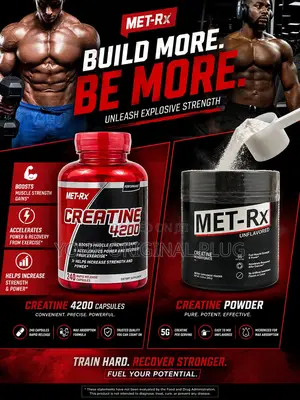 Creatine Monohydrate (Met-rx Creatine 4200) Pills/Powder