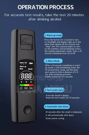 Alcohol Tester Breath Breathalyzer
