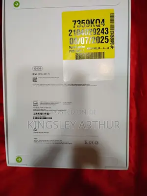 New Apple iPad (2025) 128 GB Silver