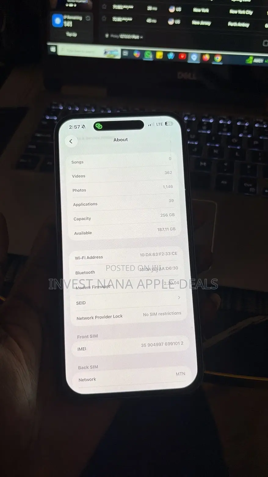 Apple iPhone 16 Plus 256 GB Blue