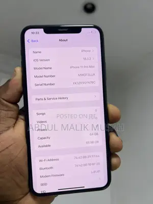 Apple iPhone 11 Pro Max 64 GB Gray