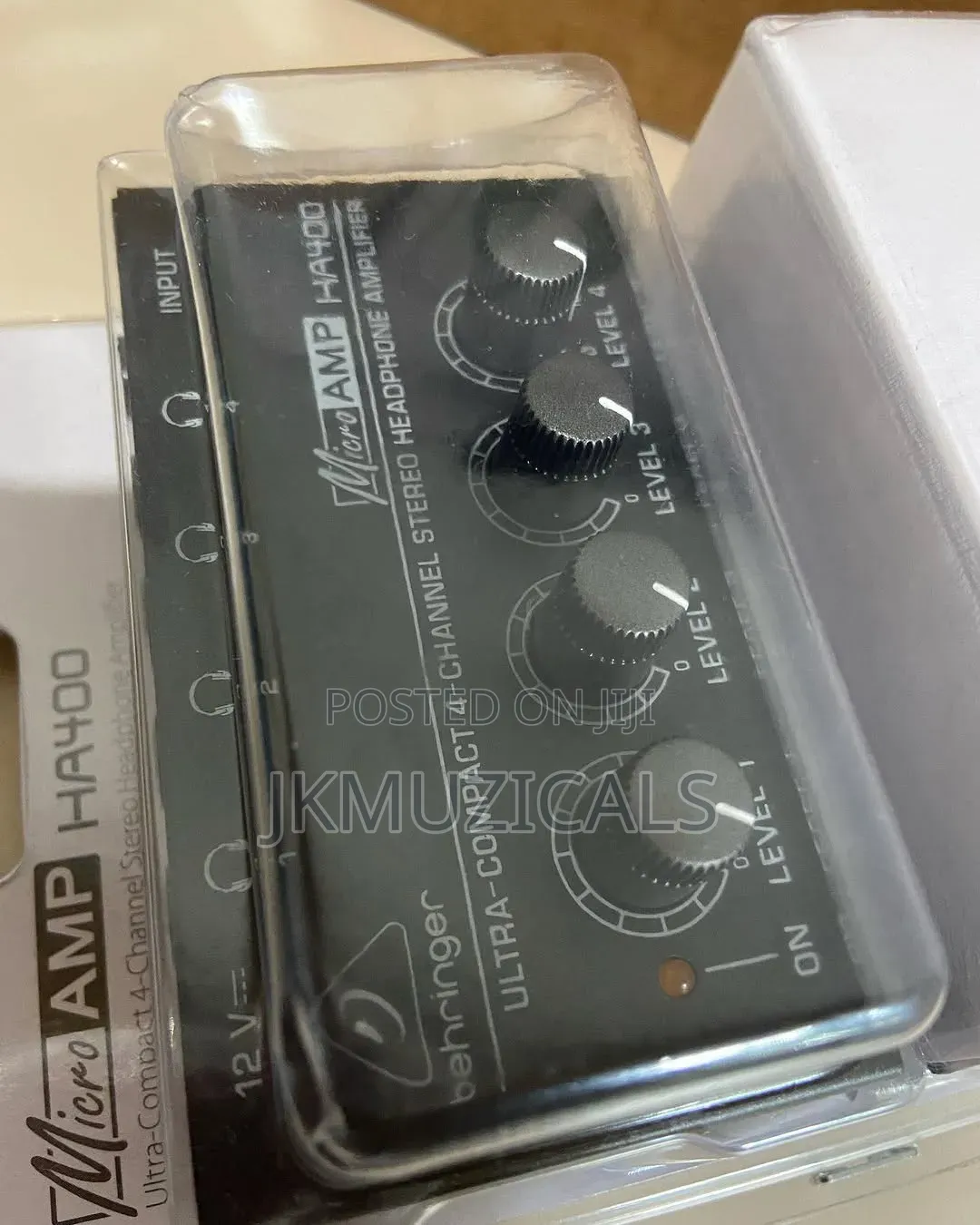 Micro Amp_ Ha400_ 4 Channel- Headphone Amplifier