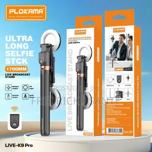 Pro Selfie Stick Tripod With Dual Ring Lights