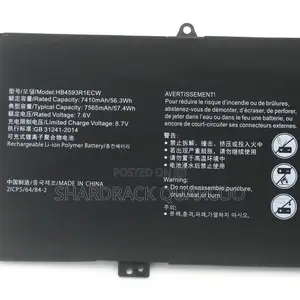 Hb4593r1ecw Laptop Battery for Huawei Matebook X Pro 14 "Kpl-W00 KLV