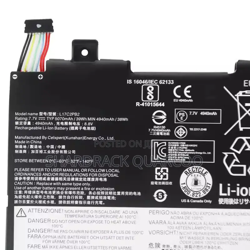 L17m2pb2 Laptop Battery for Lenovo Battery for V330 14ikk 14r V130