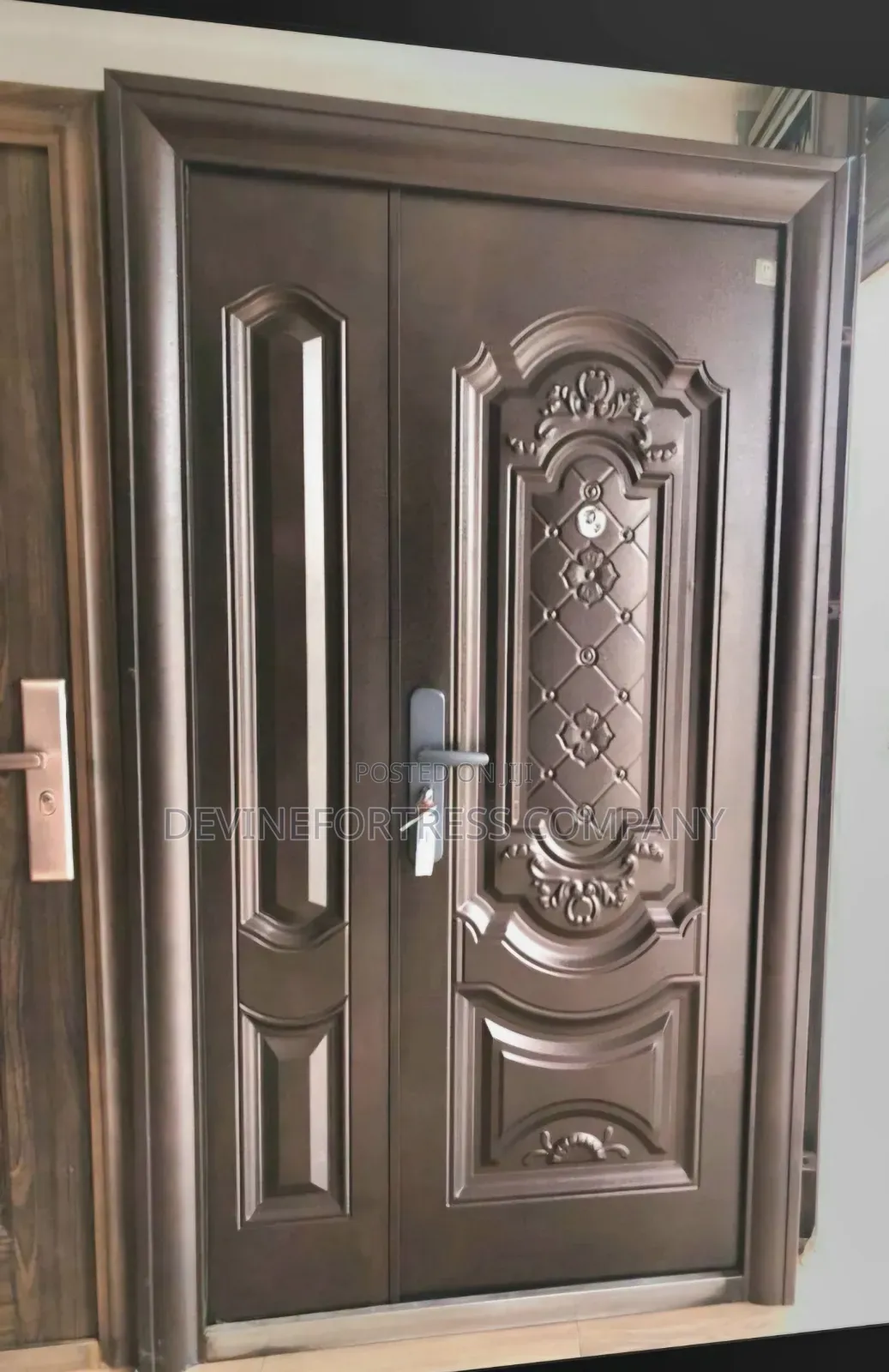 High Quality Sed Security Doors 1 1⁄2 Black Door for Outside Use.