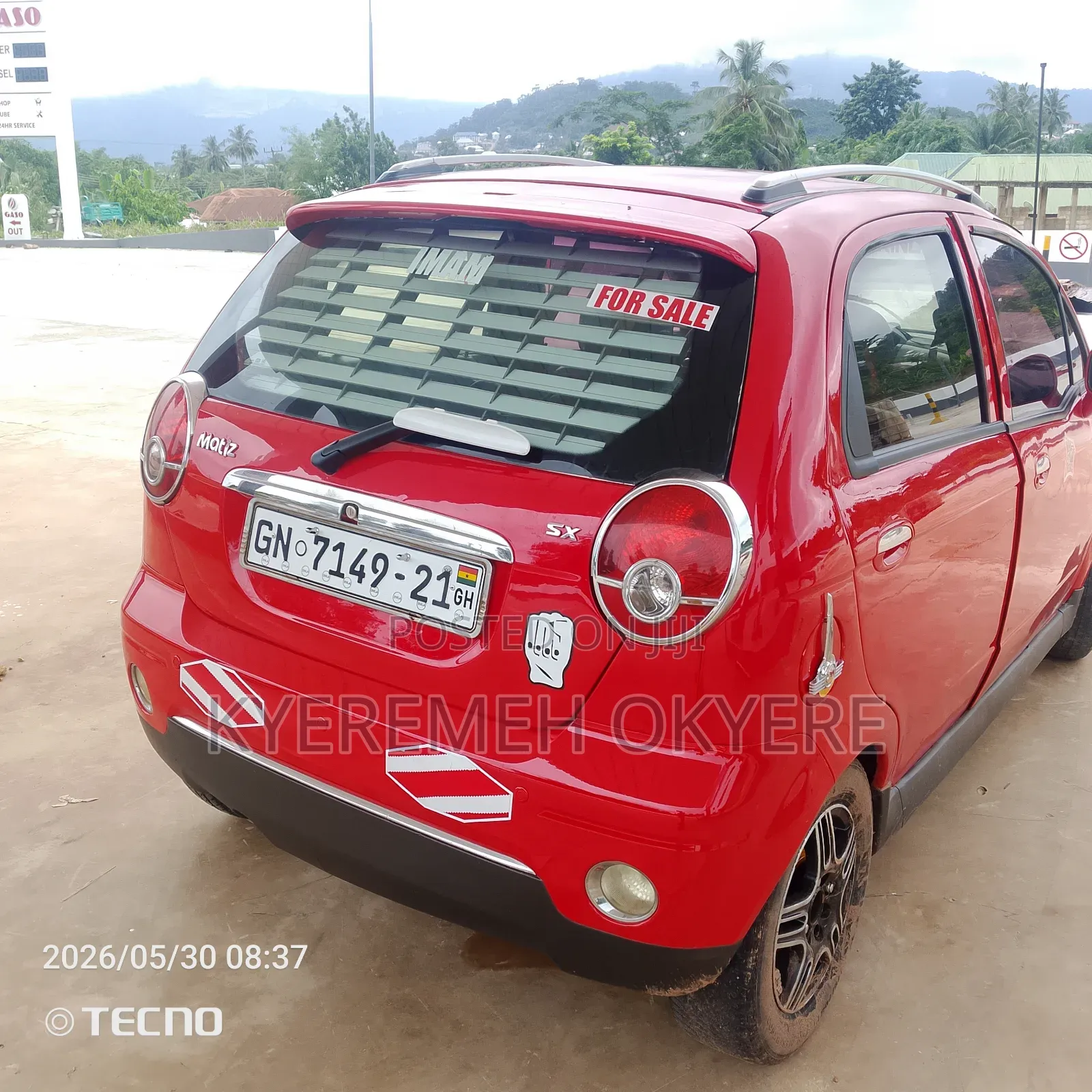Daewoo Matiz 2009 Red