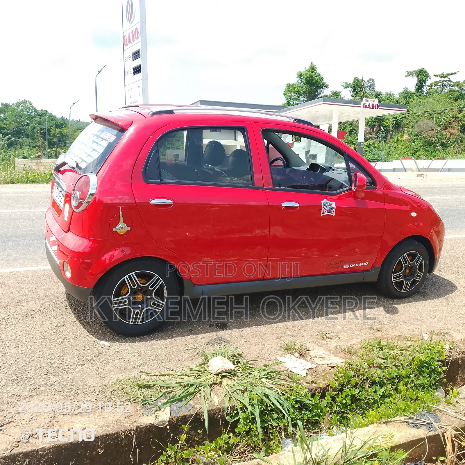 Daewoo Matiz 2009 Red