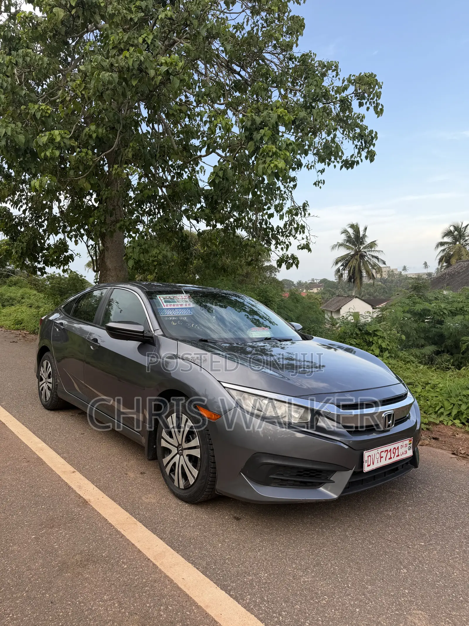 Honda Civic EX 4dr Sedan (2.0L 4cyl) 2017 Gray