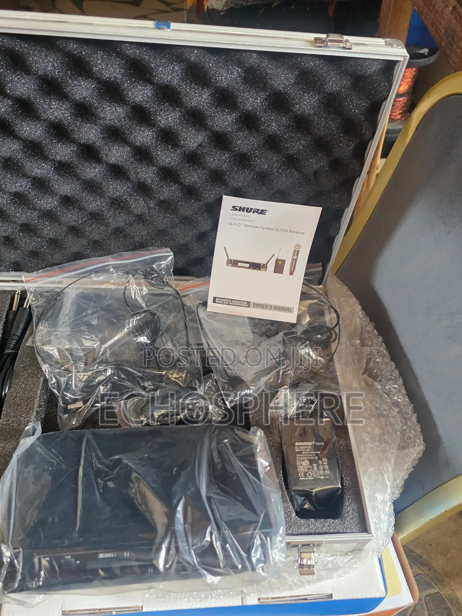 Shure 2 Head and a 2 Tie Lapel Mic