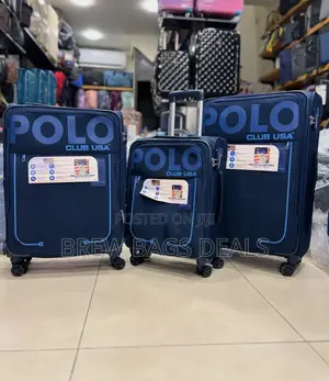 Quality Polo Club Usa 3set Fabric Texture Traveling Bag.