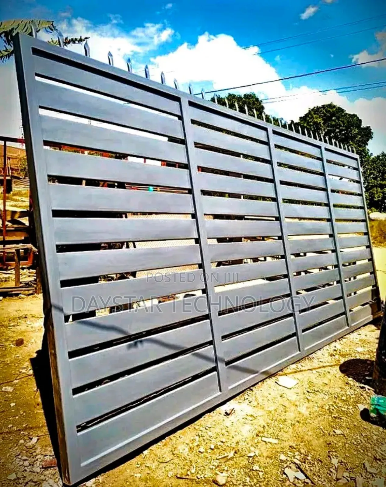 Modern Heavy Duty Metal Gate