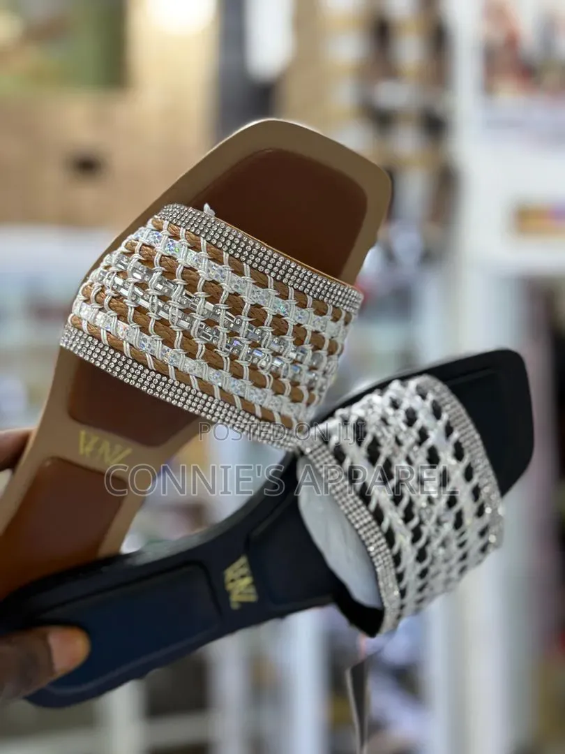 Original Zara Flat Slippers for Women