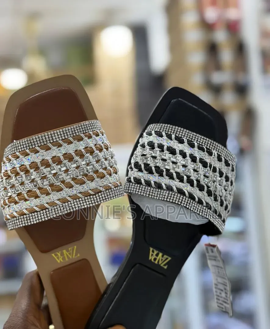 Original Zara Flat Slippers for Women