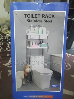 Quality 3 Tiers Stainless Toilet Rack With Drawers