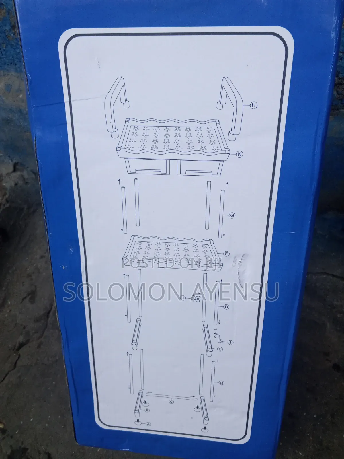 Quality 3 Tiers Stainless Toilet Rack With Drawers