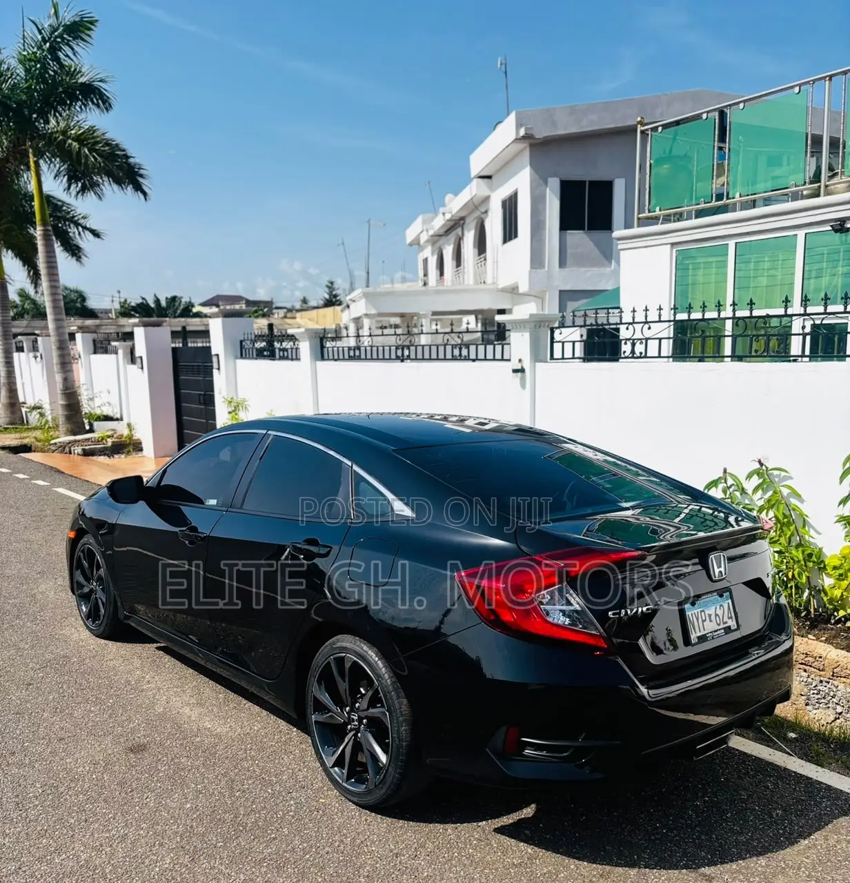 Honda Civic Sport Sedan 2020 Black
